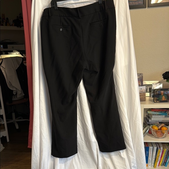 LOFT plus Black Straight Leg Pants Professional Office Wear - size 18 - Picture 7 of 13